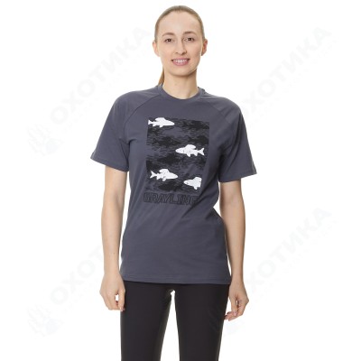 Футболка GRAYLING Fishes(Фишс)(хлопок, графит) GTS-05GRT