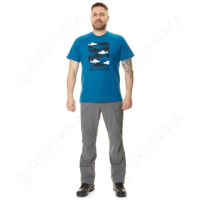 Футболка GRAYLING Fishes(Фишс)(хлопок, синий) GTS-05BL
