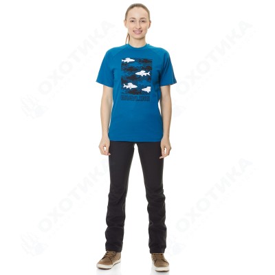 Футболка GRAYLING Fishes(Фишс)(хлопок, синий) GTS-05BL