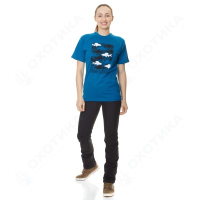 Футболка GRAYLING Fishes(Фишс)(хлопок, синий) GTS-05BL