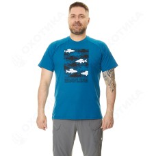 Футболка GRAYLING Fishes(Фишс)(хлопок, синий) GTS-05BL