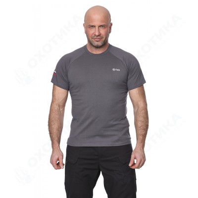 Футболка 7.62 "Mini Logo T-Shirt"(Мини лого) (хлопок, серый) 7TS-04GR