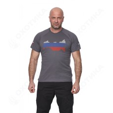 Футболка 7.62 Russia (Россия) (хлопок, серый) 7TS-06GR