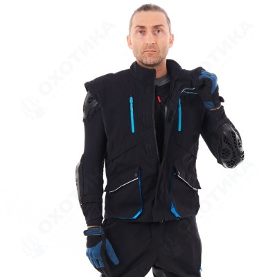Куртка Эндуро FREERIDE DF Black - Blue 2023
