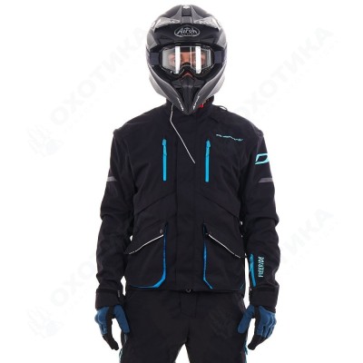 Куртка Эндуро FREERIDE DF Black - Blue 2023
