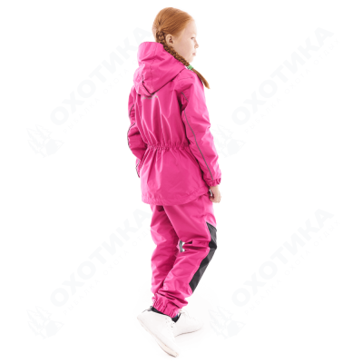 Детский комплект дождевой (куртка, брюки) EVO Kids PINK (мембрана)