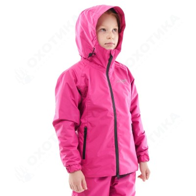 Детский комплект дождевой (куртка, брюки) EVO Kids PINK (мембрана)