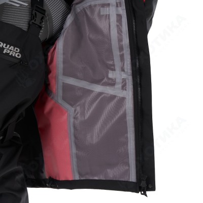 Мембранная куртка QUAD PRO Black - Red 2023