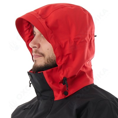 Мембранная куртка QUAD PRO Black - Red 2023