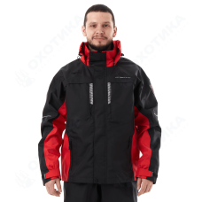 Мембранная куртка QUAD PRO Black - Red 2023