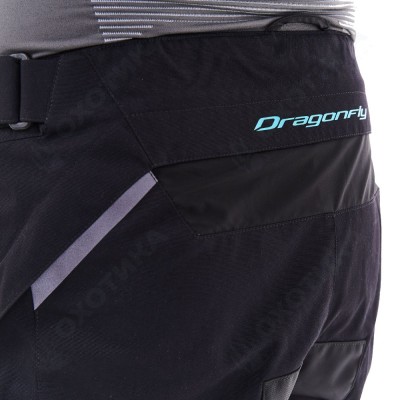 Штаны Эндуро FREERIDE DF Black - Blue 2023