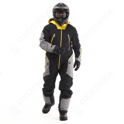 Комбинезон EXTREME 2.0 Man Black - Yellow - Grey 2024 Утепленный (100)