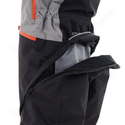Зимний утепленный комбинезон GRAVITY for Teen Black - Grey 2024