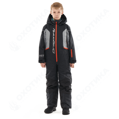 Зимний утепленный комбинезон GRAVITY for Teen Black - Grey 2024
