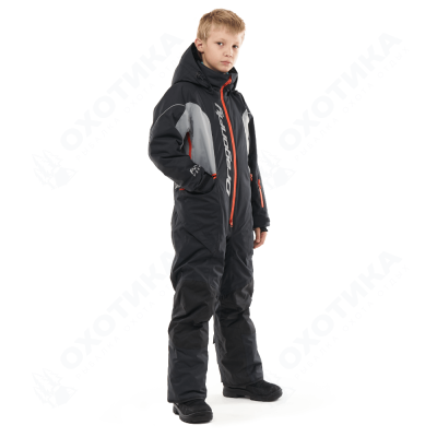 Зимний утепленный комбинезон GRAVITY for Teen Black - Grey 2024