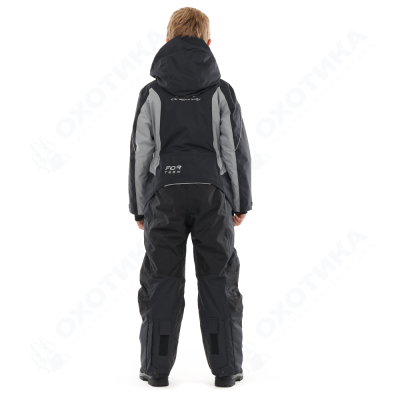 Зимний утепленный комбинезон GRAVITY for Teen Black - Grey 2024