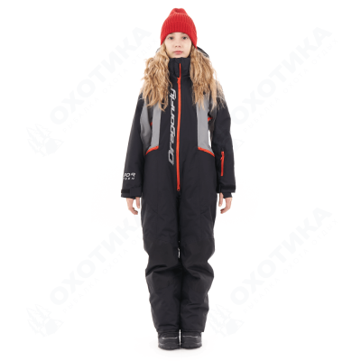 Зимний утепленный комбинезон GRAVITY for Teen Black - Grey 2024