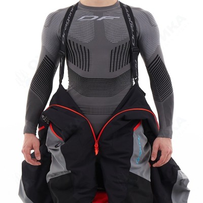 Комбинезон EXTREME 2.0 Man Black - Red - Grey 2024 Утепленный (100)