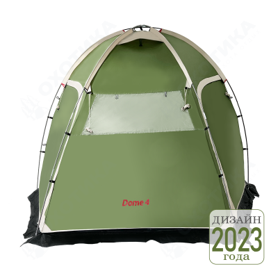 Палатка BTrace Dome 4   (Зеленый)