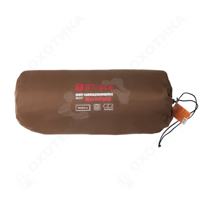 Ковер самонадувающийся BTrace Warm Pad 9,192х66х9 см (Коричневый)