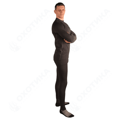 Комплект Btrace (Футболка с длинными рукавами + кальсоны) мужской Soft Outdoor Man (Серый) (Серый)