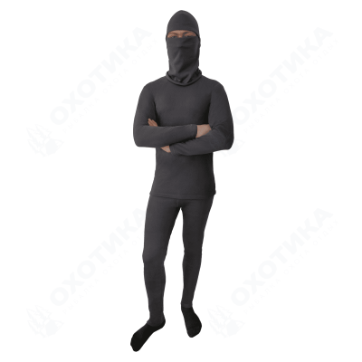 Комплект Btrace (Футболка с длинными рукавами + кальсоны) Mild Fleece (Черный) (Черный)