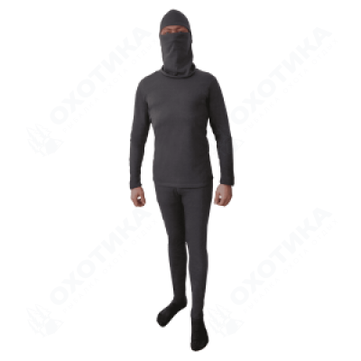 Комплект Btrace (Футболка с длинными рукавами + кальсоны) Mild Fleece (Черный) (Черный)