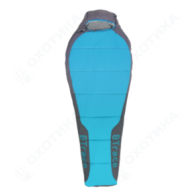 Спальный мешок BTrace Snug L size Левый (Левый,Серый/Синий)