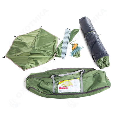 Палатка BTrace Home 4 быстросборная (Зеленый)