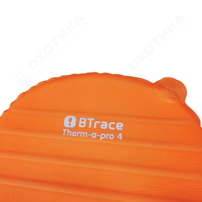 Ковер самонадувающийся BTrace Therm-a-Pro 4 183*55*4 см (Оранжевый)