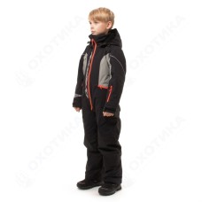 Зимний утепленный комбинезон DF JUNIOR Gravity Black-Gray 2023