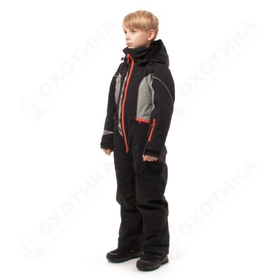 Зимний утепленный комбинезон DF JUNIOR Gravity Black-Gray 2023