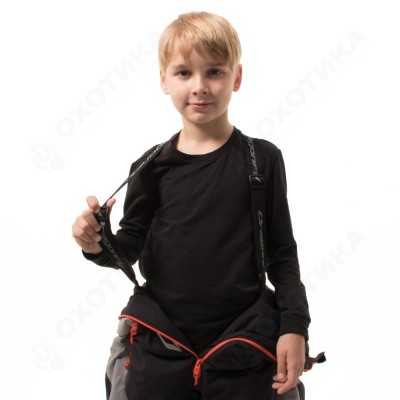 Зимний утепленный комбинезон DF JUNIOR Gravity Black-Gray 2023