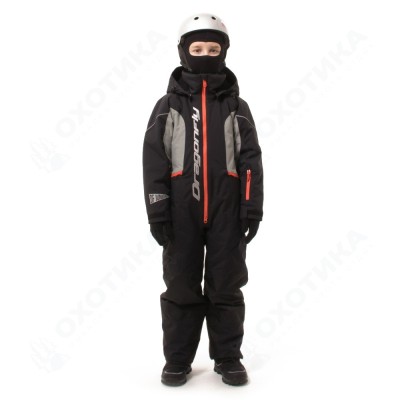 Зимний утепленный комбинезон DF JUNIOR Gravity Black-Gray 2023