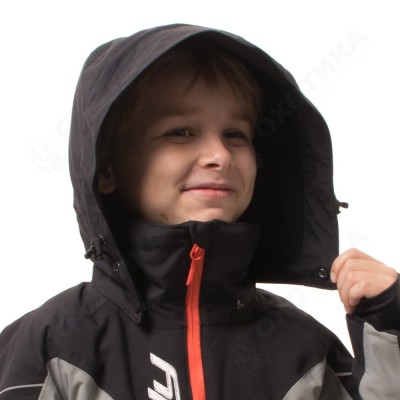 Зимний утепленный комбинезон DF JUNIOR Gravity Black-Gray 2023