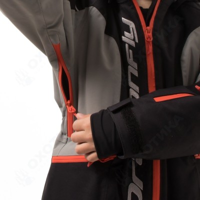 Зимний утепленный комбинезон DF JUNIOR Gravity Black-Gray 2023