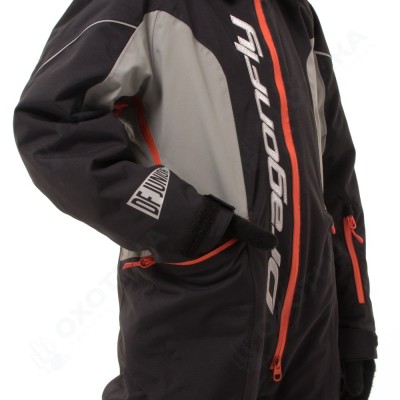 Зимний утепленный комбинезон DF JUNIOR Gravity Black-Gray 2023