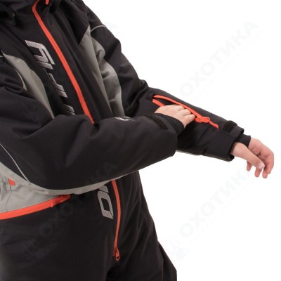 Зимний утепленный комбинезон DF JUNIOR Gravity Black-Gray 2023