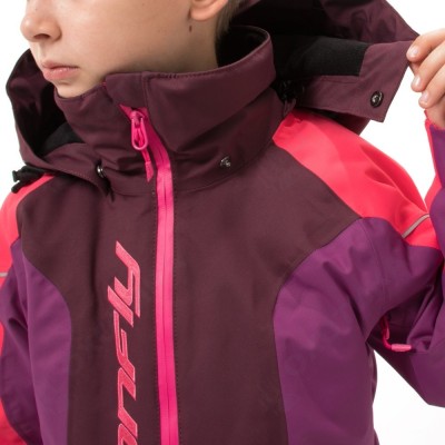 Зимний утепленный комбинезон DF Junior. Gravity Purple - Brown 2023